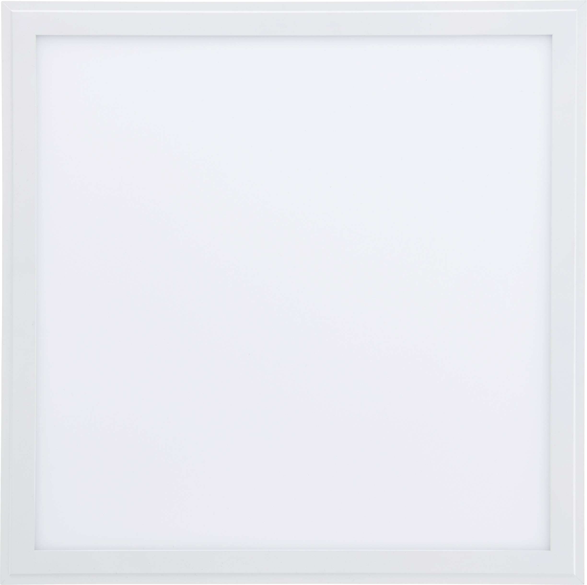 Een leeg, wit vierkant op een witte achtergrond.