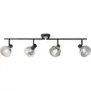 Brilliant 82732/06 Reflekt Plafondlamp Gloeilamp E14 18 W Zwart (mat), Matglas