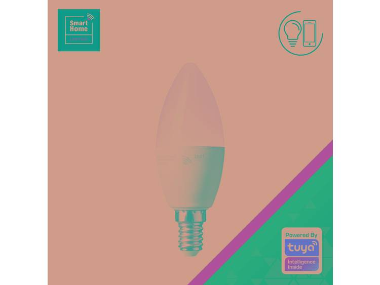 Brilliant LED-lamp Energielabel: A+ (A++ E) E14 Kaars 4.5 W RGBW (Ã x l) 37 mm x 108 mm 1 stuk(s)