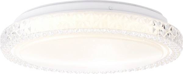 Brilliant G96992/05 Badria LED-plafondlamp LED LED vast ingebouwd  12 W Wit
