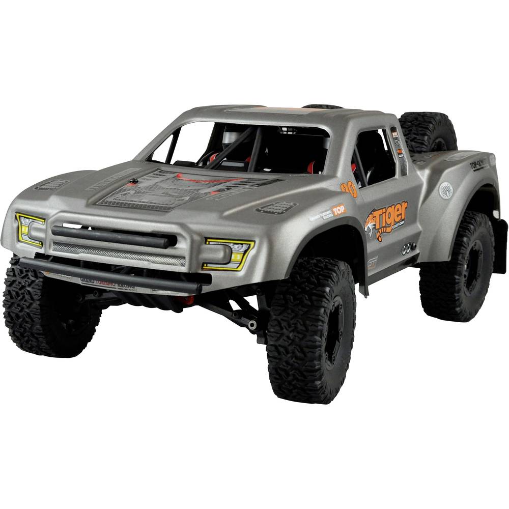 Amewi SC12 Zilver Brushed 1:12 RC auto Elektro Short Course 4WD RTR 2,4 GHz Incl. accu en lader