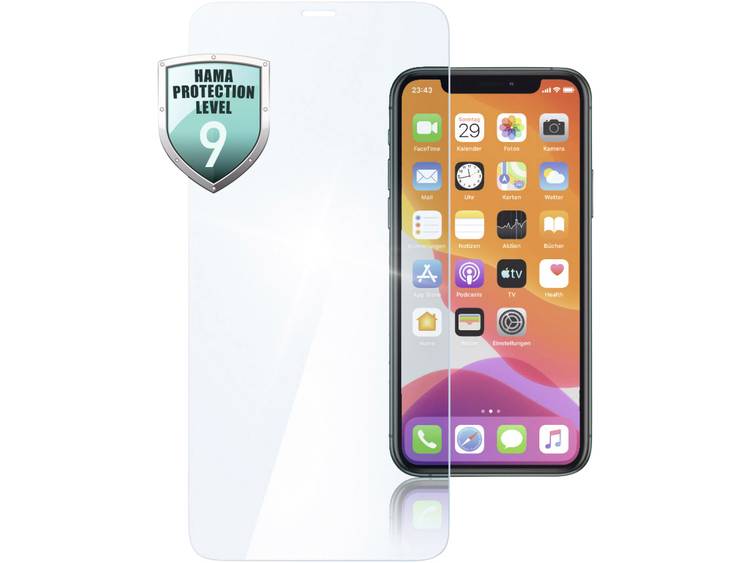 Hama Premium Crystal Glass Screenprotector (glas) Geschikt voor: Apple iPhone 11 Pro 1 stuk(s)