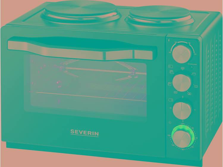 Severin TO 2065 Mini-oven Met handmatige temperatuursinstelling, Timerfunctie, Kabelgebonden, Incl. 