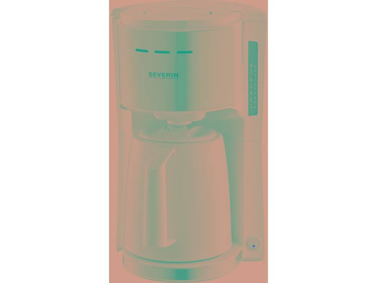 Severin KA 9255 Koffiezetapparaat Wit Capaciteit koppen: 8 Thermoskan, Met filterkoffie-functie