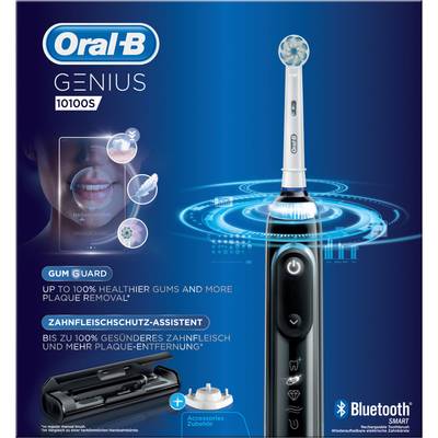 Oral-B 10100S black 10100S black Elektrische tandenborstel Roterend / oscillerend / pulserend Zwart