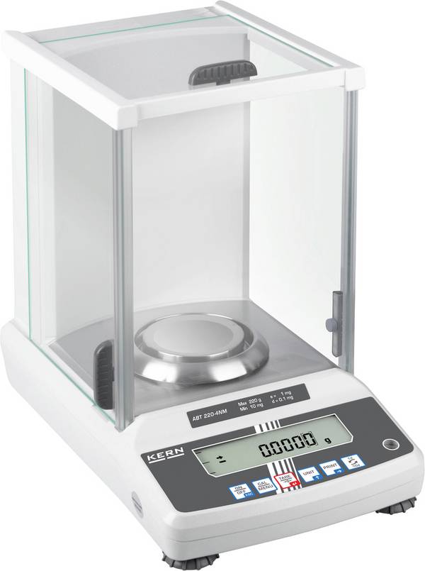 Kern ABT 100-5NM+C Analyse weegschaal Kalibratie (DAkkS) Weegbereik (max.) 101 g Resolutie 0.00001 g werkt op stekkernetvoeding Meerdere kleuren