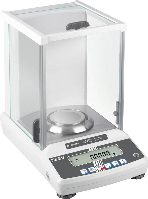 Kern ABT 120-5DNM+C Analyse weegschaal Kalibratie (DAkkS) Weegbereik (max.) 120 g Resolutie 0.00001 g, 0.0001 g werkt op stekkernetvoeding Meerdere kleuren