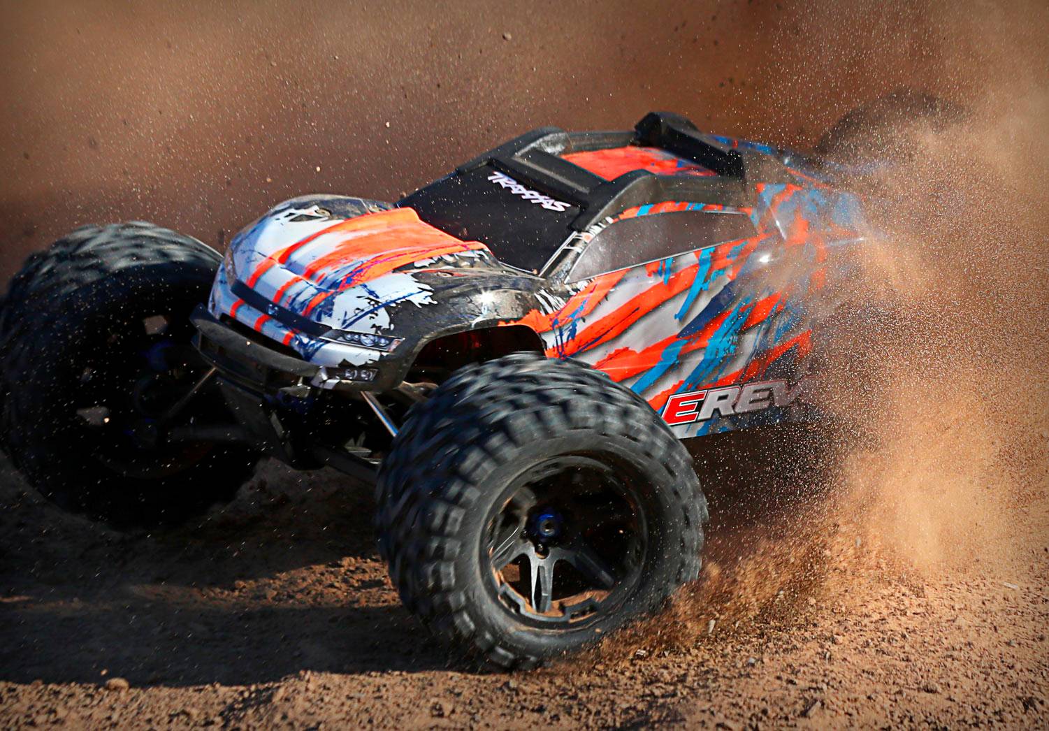 Traxxas ERevo BL 2.0 4x4 VXL Oranje Brushless 110 RC auto Elektro
