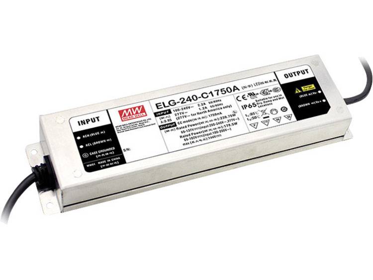 LED-driver 114 228 V-DC 239.4 W 700 mA Constante stroomsterkte Mean Well