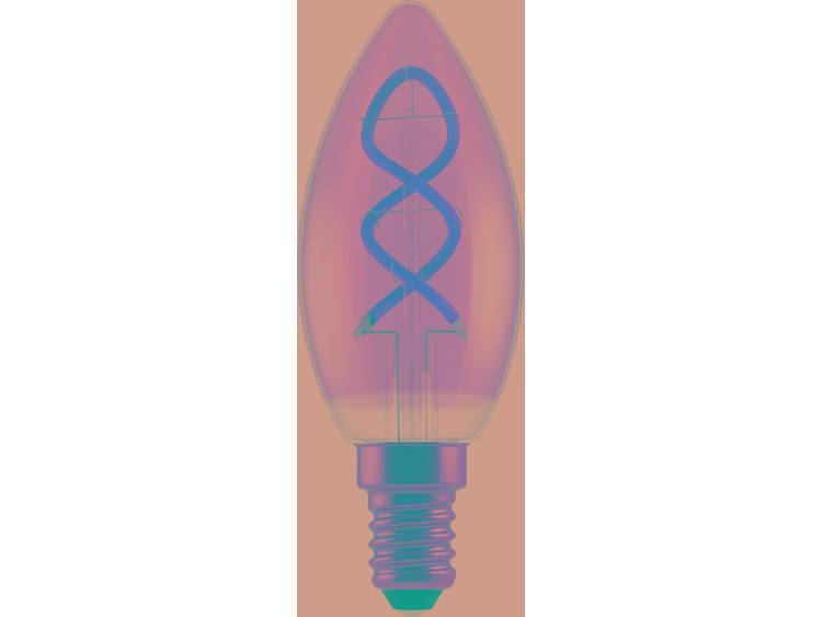 Nordlux LED-lamp Energielabel A+ (A++ E) E14 Kaars 2.5 W Goud (Ã x l) 35 mm x 97 mm Dimbaar 1 stuk(s