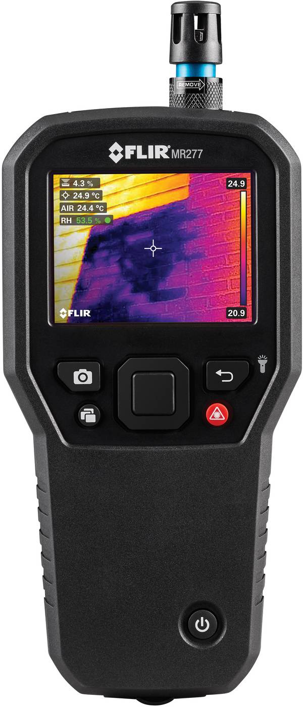 FLIR MR277 Materiaalvochtmeter Geïntegreerde warmtebeeldcamera, Temperatuurmeting, Contactloze IR-meting