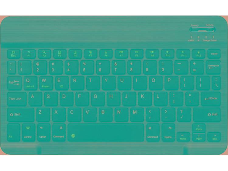 Gecko Covers V11T70C1-Z toetsenbord voor mobiel apparaat QWERTZ Engels Zwart USB Type-C
