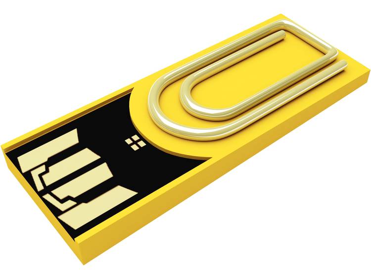 Xlyne Clip-Me USB-stick 8 GB USB 2.0 Geel AutoID_3168969