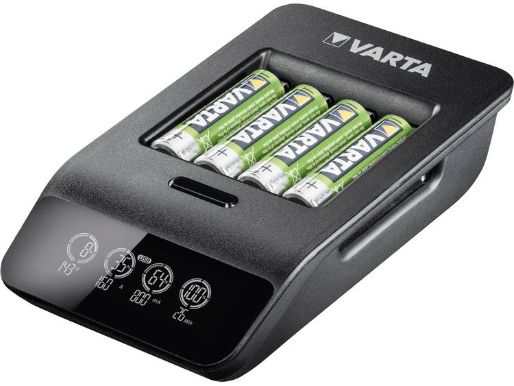 Varta LCD Smart-Plus Batterijlader NiMH AAA (potlood), AA (penlite) Incl. oplaadbare batterijen