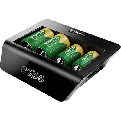 Varta LCD Universal Charger+ Batterijlader NiMH AAA (potlood), AA (penlite), C (baby), D (mono), 9 V (blok)-4