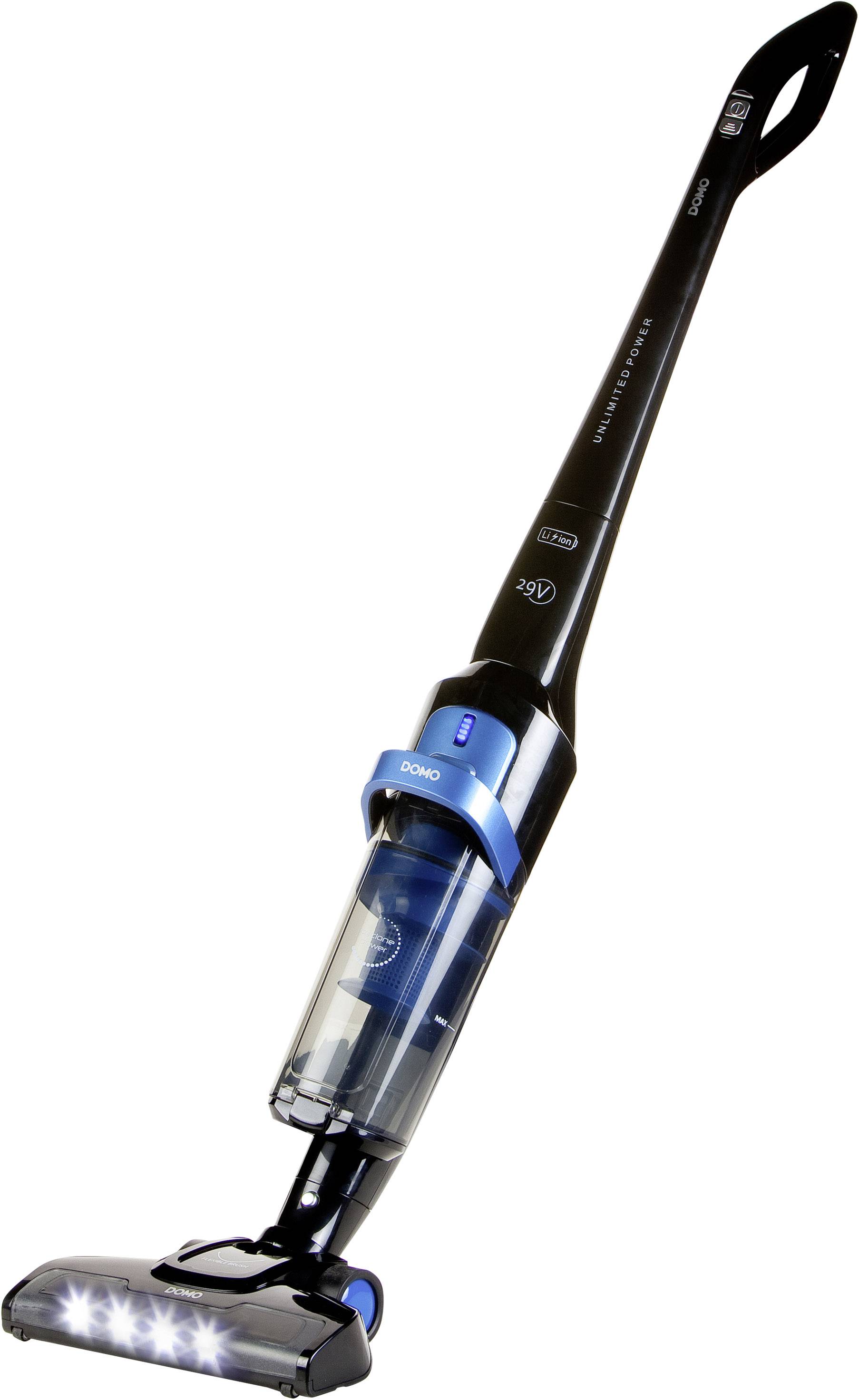 DOMO Draadloze stofzuiger DO221SV - Cyclonic systeem - Li-Ion batterij 29 V - Autonomie 50 min - Zwart-0