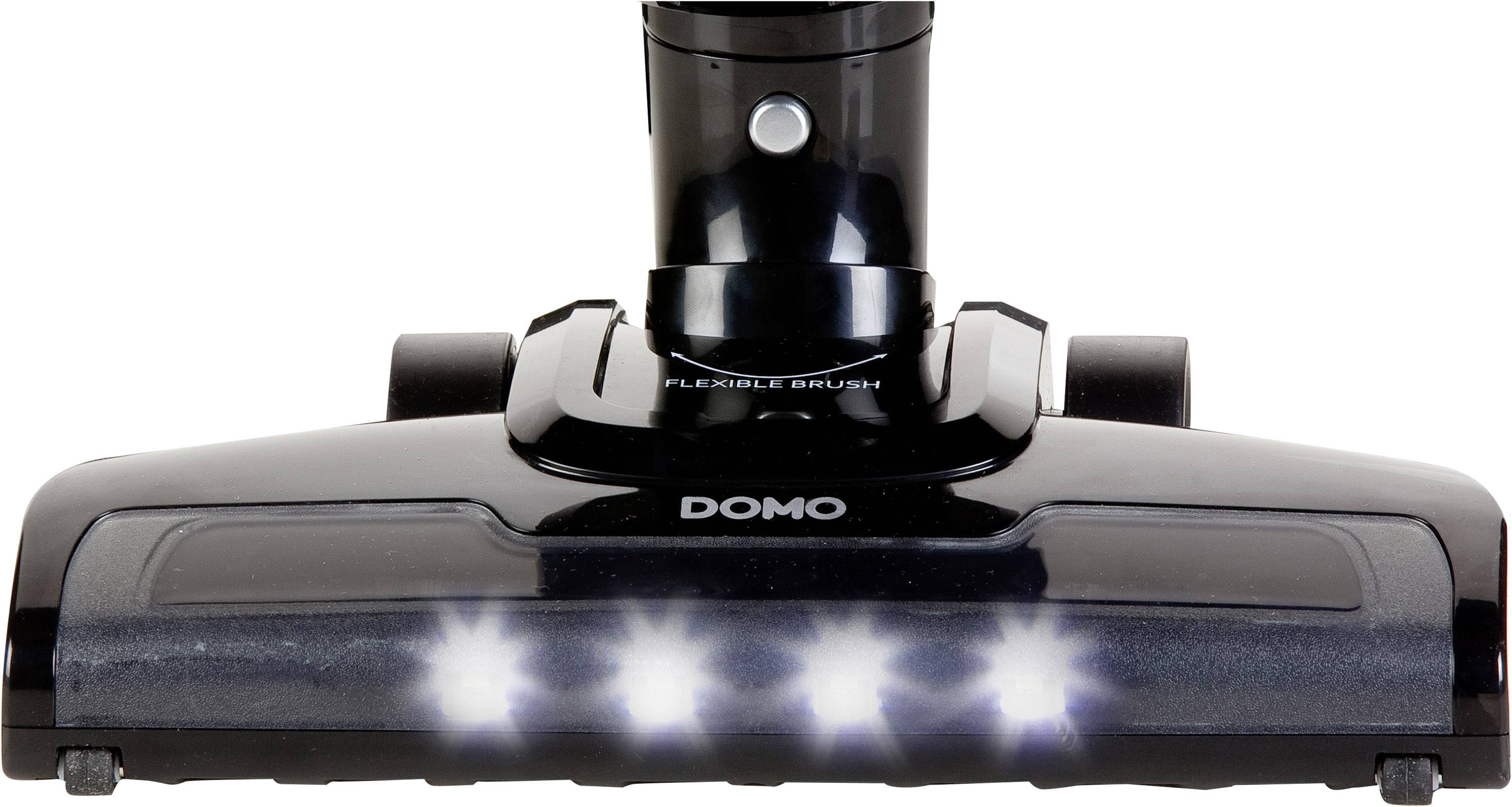 DOMO Draadloze stofzuiger DO221SV - Cyclonic systeem - Li-Ion batterij 29 V - Autonomie 50 min - Zwart-1