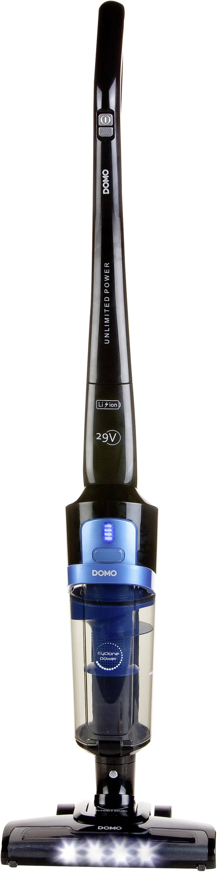 DOMO Draadloze stofzuiger DO221SV - Cyclonic systeem - Li-Ion batterij 29 V - Autonomie 50 min - Zwart-2