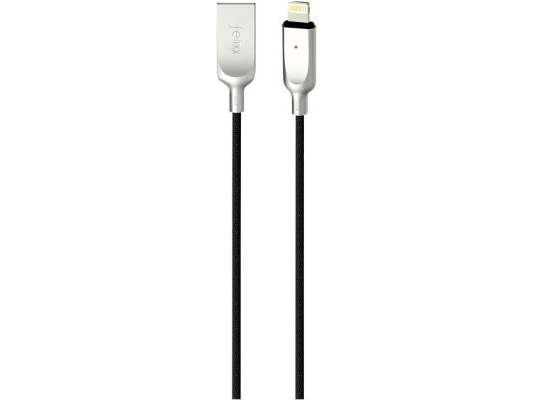 Felixx Premium Laadkabel [1x USB-stekker 1x Apple dock-stekker Lightning] 1 m