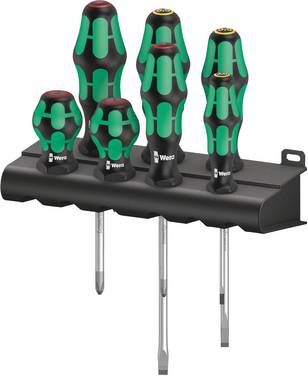 Wera 300/7 Mix 1 Schroevendraaierset Elektronica, Werkplaats 7-delig