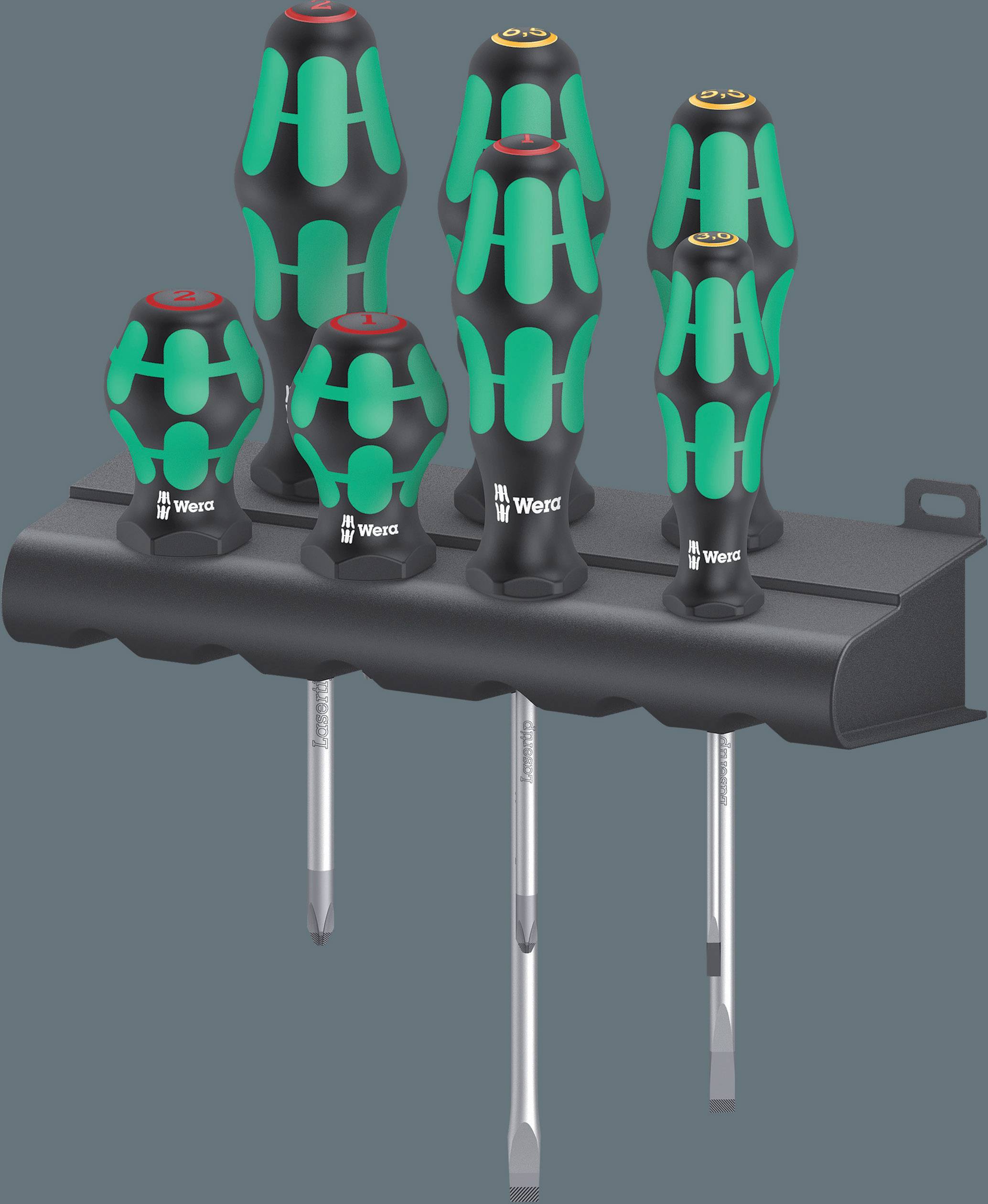 Wera 300/7 Mix 1 Schroevendraaierset Elektronica, Werkplaats 7-delig-1