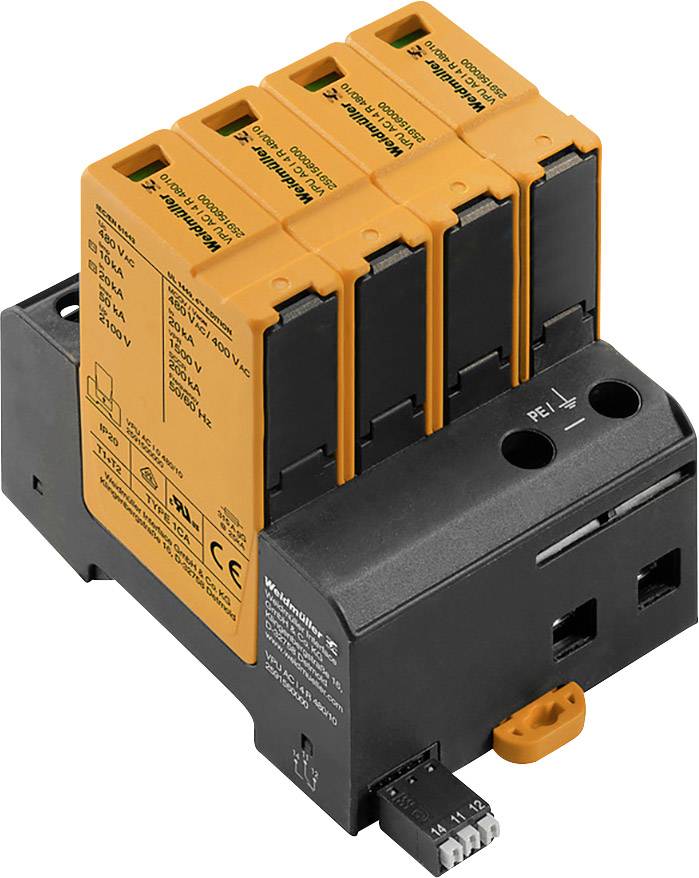 Weidmüller 2591560000 VPU AC I 4 R 480/10 Overspanningsafleider 50 kA 1 stuk(s)