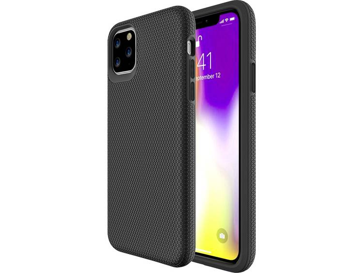 JT Berlin Pankow Solid Backcover Apple iPhone 11 Pro Max Zwart