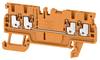 Weidmüller 1552720000 Doorgangsserieklem 3.5 mm Push-In-klem Oranje 100 stuk(s)