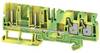 Weidmüller 2540180000 Aardklem 6.1 mm Push-In-klem, Steekaansluiting Groen, Geel 50 stuk(s)