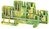 Weidmüller 2540300000 Aardklem 6.1 mm Push-In-klem, Steekaansluiting Groen, Geel 50 stuk(s)