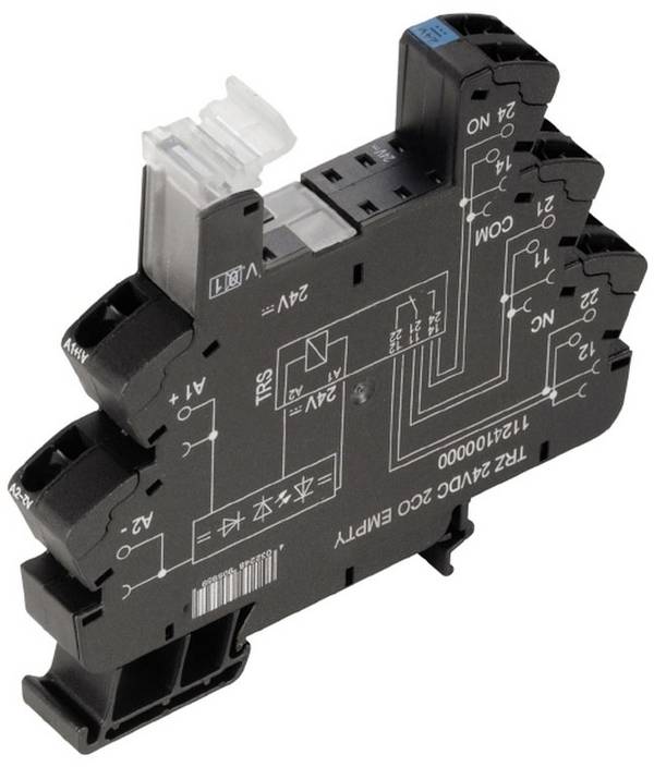 Weidmüller TRP 230VAC RC 2CO EMPTY Relaissocket 230 V/AC 10 A 2x wisselcontact Piece 10 stuk(s)