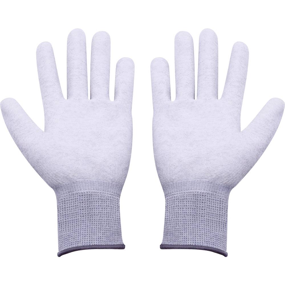 Quadrios ESD-handschoen Maat: M Polyamide, Polyurethaan