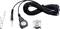 Kabel met clip, stekker en metalen contact, geschikt voor elektrische toepassingen of meetapparatuur.