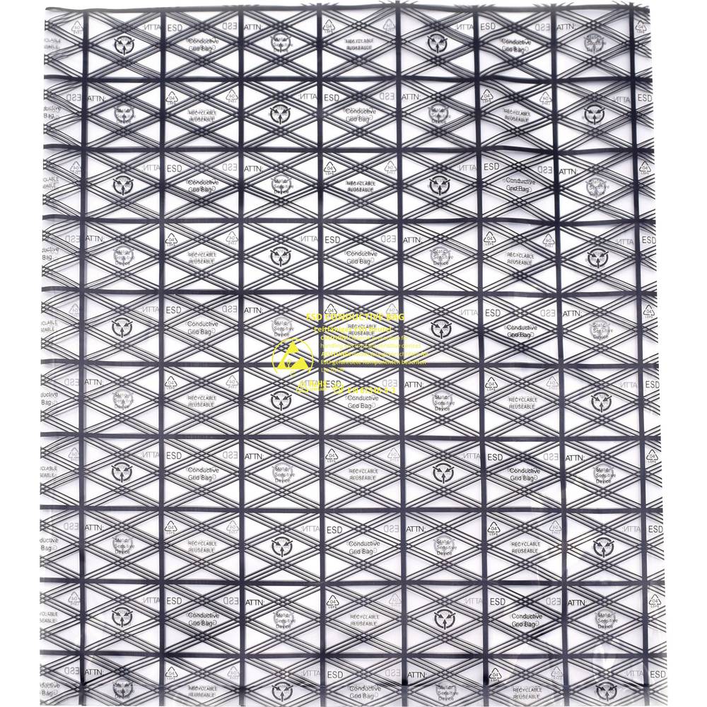 Quadrios ESD-zakje (l x b) 250 mm x 300 mm Geleidend ESD-codeletter C 10 stuk(s)