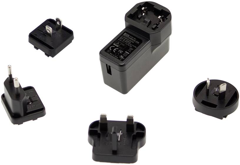 MEAN WELL GEM06I05-USB Stekkernetvoeding, vaste spanning 5 V/DC 1. A 6 W