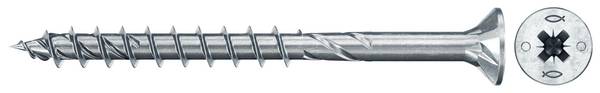 Fischer 670430 Power-Fast II Spaanplaatschroef 5 mm 80 mm Kruiskop Pozidriv Staal Galvanisch verzinkt 30 stuk(s)