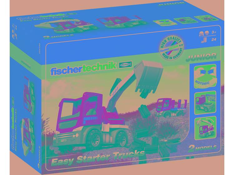 fischertechnik 554194 Easy Starter Trucks Spielzeugbagger Experimenteerdoos vanaf 3 jaar