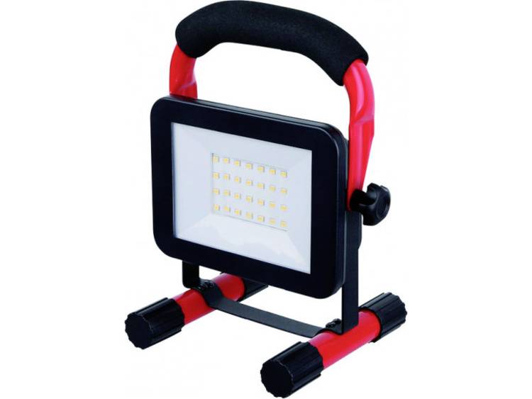 MEGA Light 75698 Accu handschijnwerper Worklight 20W Zwart-rood LED 2.5 h