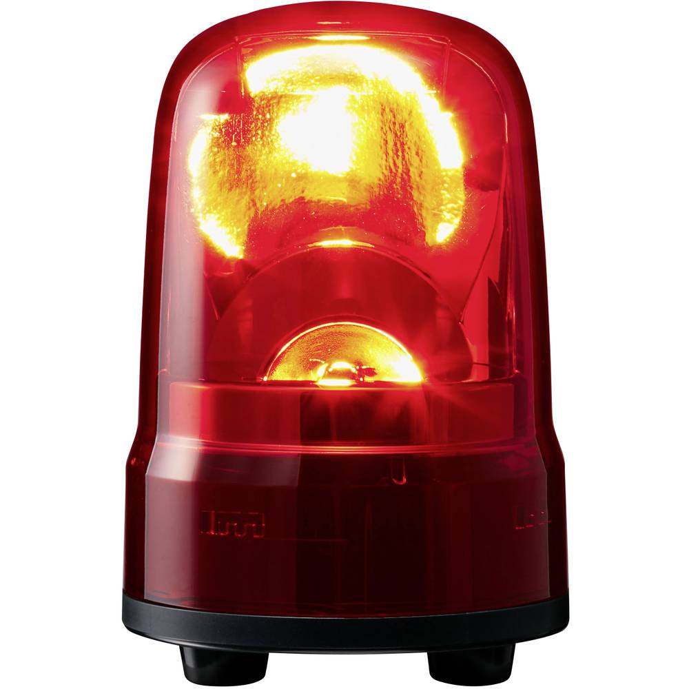 Patlite Signaallamp SKS-M2J-R SKS-M2J-R Rood Rood Zwaailicht 100 V/AC, 240 V/AC