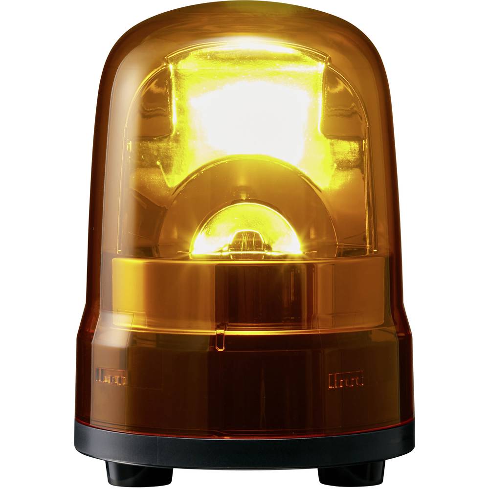 Patlite Signaallamp SKH-M1J-Y SKH-M1J-Y Geel Geel Zwaailicht 12 V/DC, 24 V/DC