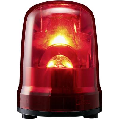 Een rood oplichtend waarschuwingslicht knippert om een gevaar of noodsituatie aan te geven.