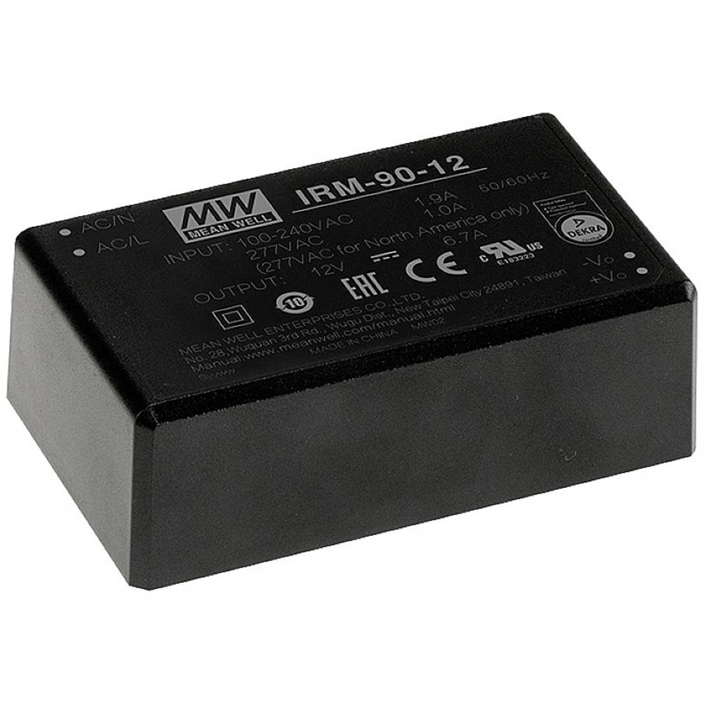 Mean Well IRM-90-48ST AC/DC-netvoedingsmodule gesloten 48 V/DC 1.88 A 99.2 W