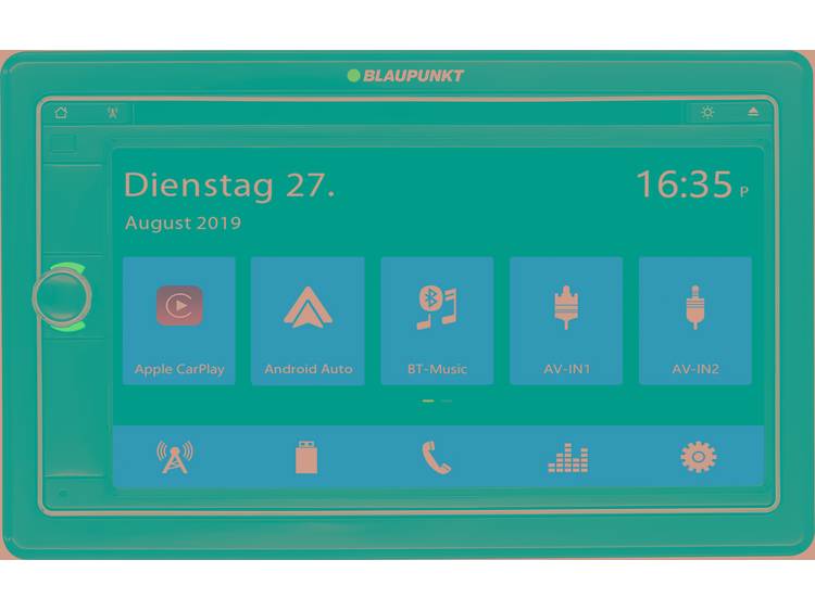 Autoradio met scherm dubbel DIN Blaupunkt Vienna 790 DAB Bluetooth handsfree, Aansluiting voor stuur