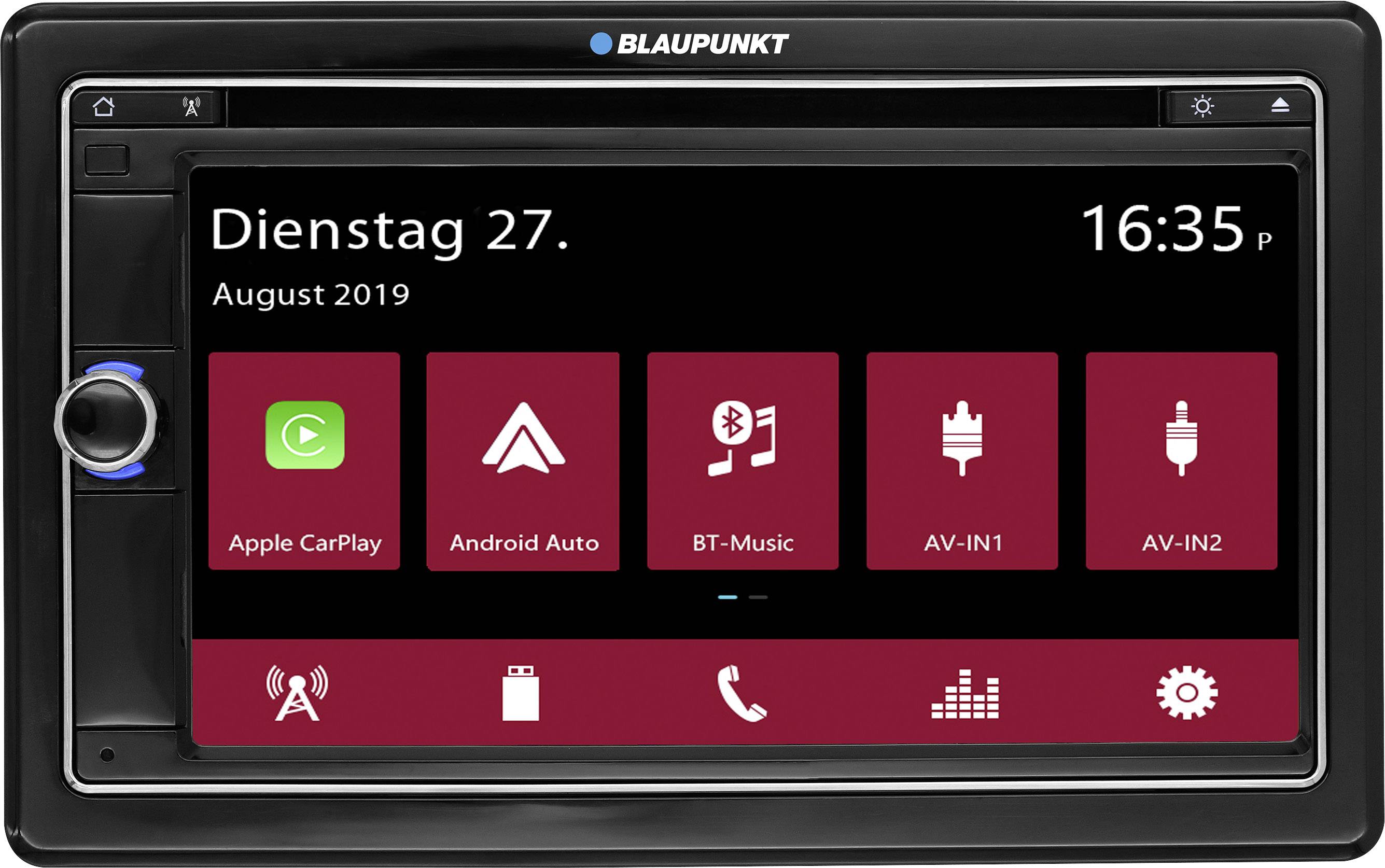 Conrad-Blaupunkt Vienna 790 DAB Autoradio met scherm dubbel DIN Bluetooth handsfree, Aansluiting voor stuurbediening, Aansluiting voor achteruitrijcamera, AppRadio, DAB+ tuner-aanbieding Conrad-Blaupunkt Vienna 790 DAB Autoradio met scherm dubbel DIN Bluetooth handsfree, Aansluiting voor stuurbediening, Aansluiting voor achteruitrijcamera, AppRadio, DAB+ tuner-aanbieding
