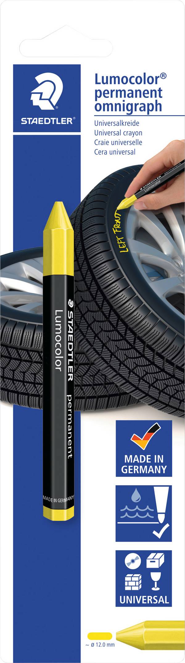 STAEDTLER universeel krijt Lumo per blisterkaart banden