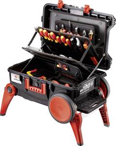 Conrad Wiha Gereedschapskoffer (gevuld) 104-delig Electricien, Handwerker, Professioneel, VDE (l x b x h) 680 x 497 x 336 mm aanbieding