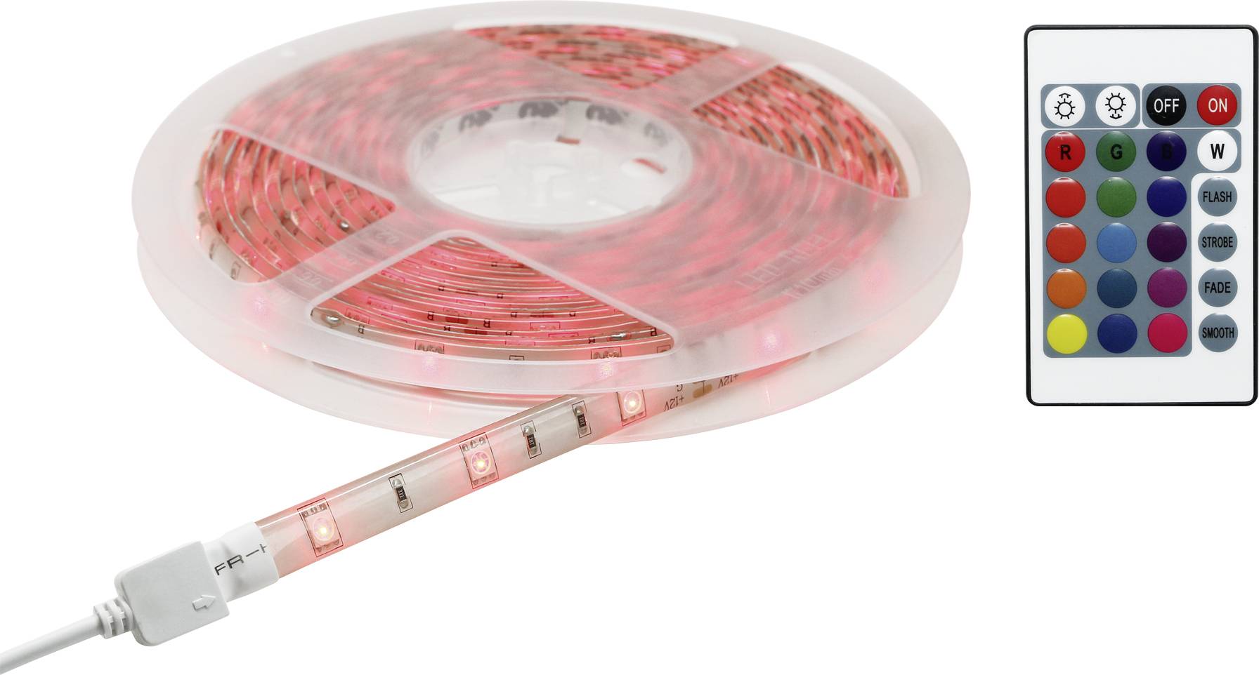 Renkforce Renkforce RF-4501868 LED-list komplett-set med kontakt 230 V 3 m N/A