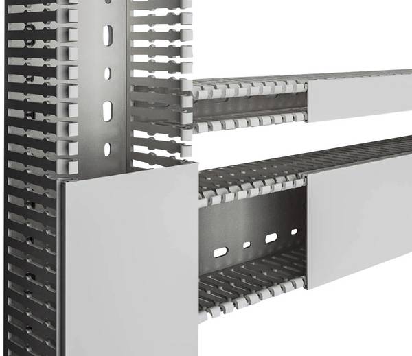 Rittal 8800755 Kabelgoot  (l x b x h) 2000 x 50 x 80 mm 18 stuk(s) Steen-grijs