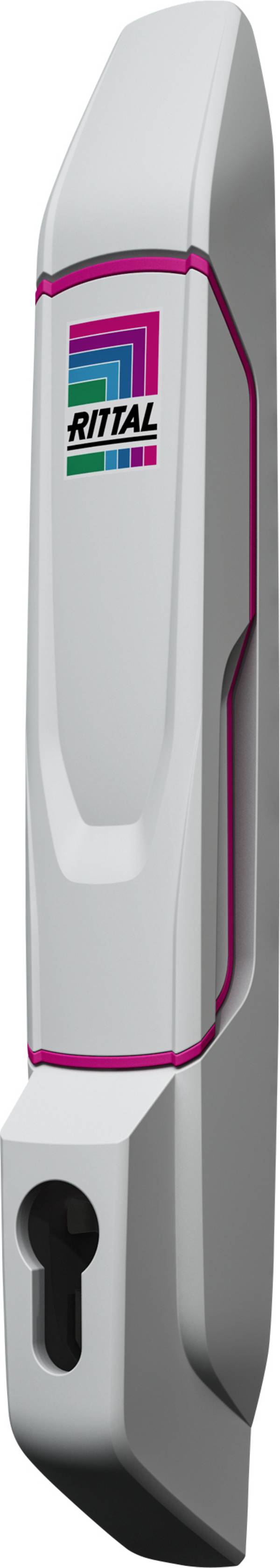 Rittal VX 8618.250 Comfortabele handgreep Voor profielcilinder Grijs-wit (RAL 7035) 1 stuk(s)