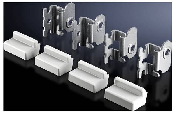 Rittal AX 2508.020 Wandhouder Voor wandmontage Plaatstaal 4 stuk(s) Piece